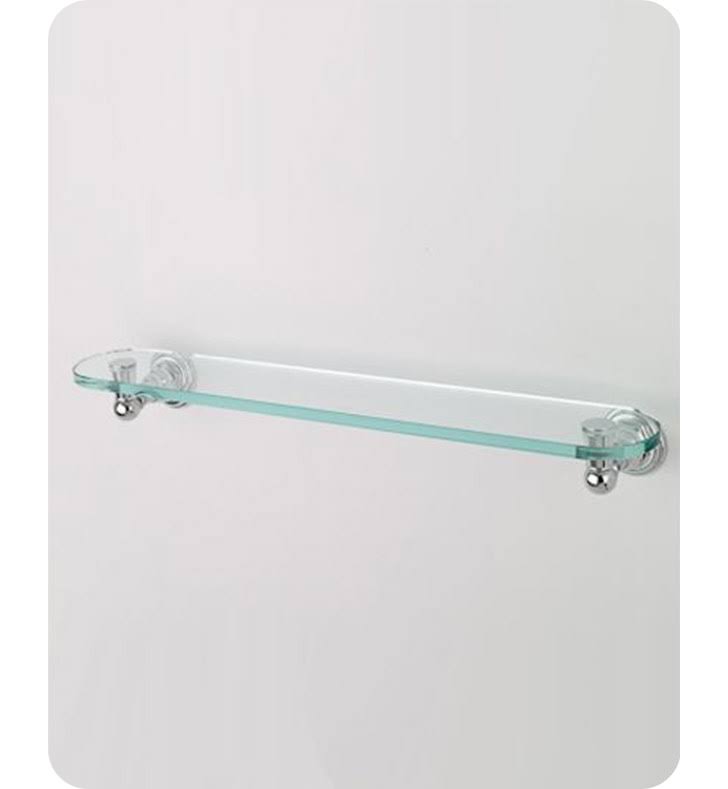 24x22 Glass Shelf Unlacquered Brass G818