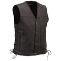 Black 2XL Motorcycle Vest W856