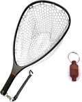 Floating Fishing Net Carbon Fiber Landing Net Clear Rubber Ghost Net Pack of 2 I83355