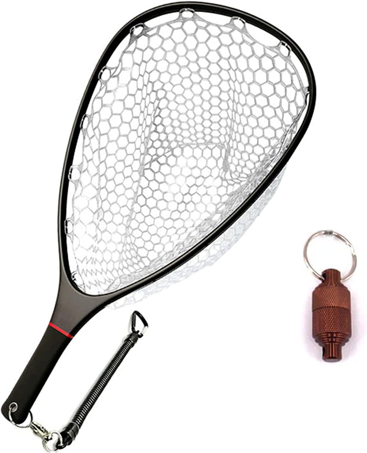 Floating Fishing Net Carbon Fiber Landing Net Clear Rubber Ghost Net Pack of 2 I83355