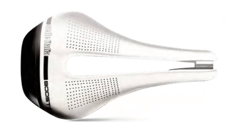White Superflow Saddle B144
