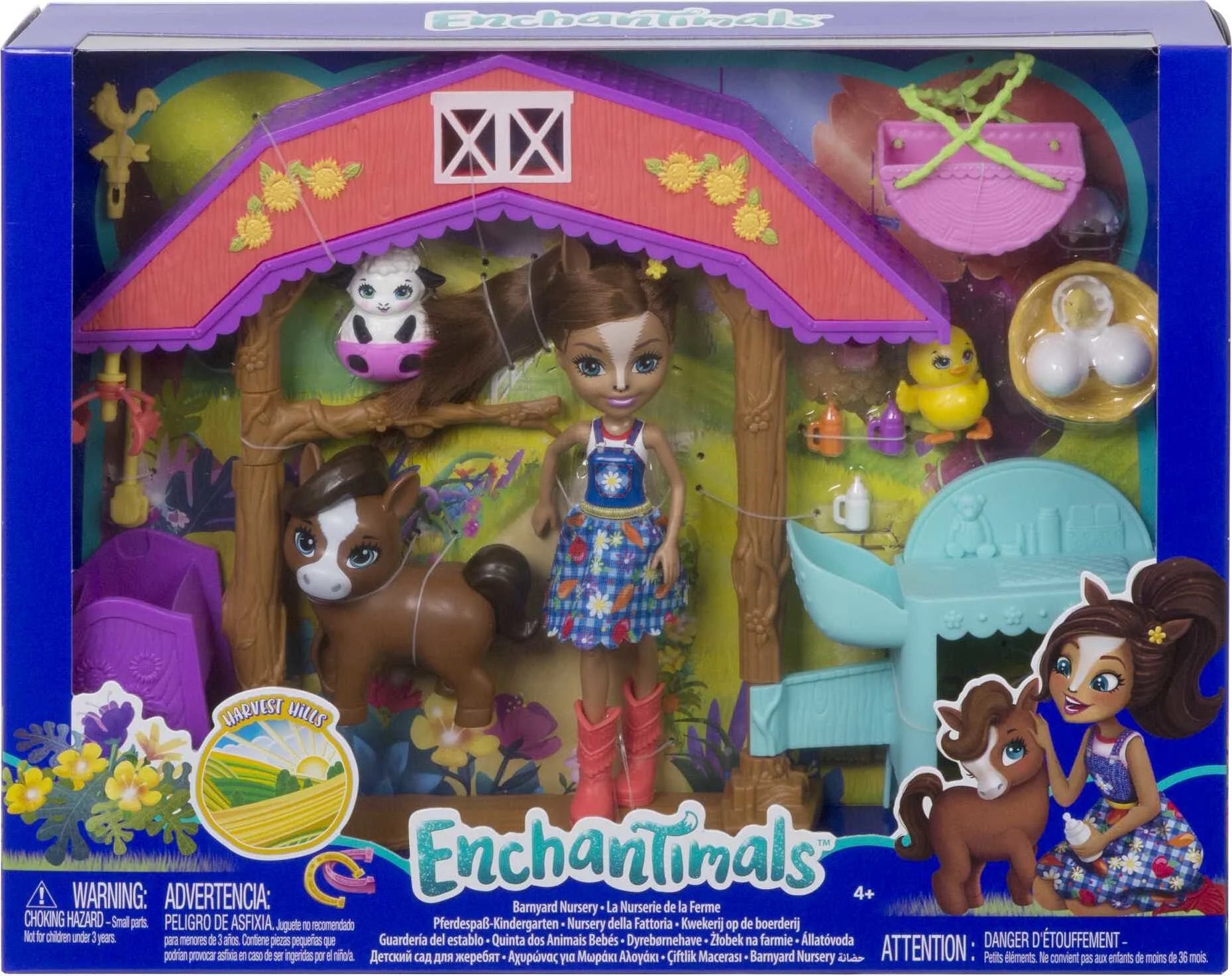 Barnyard Nursery Playset With Horse Doll S3435