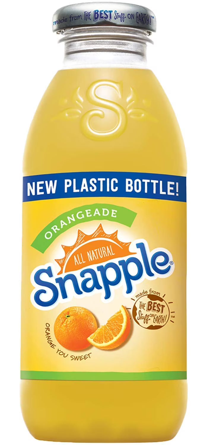 Orangeade 16 fl oz 24 Plastic Bottles Q764