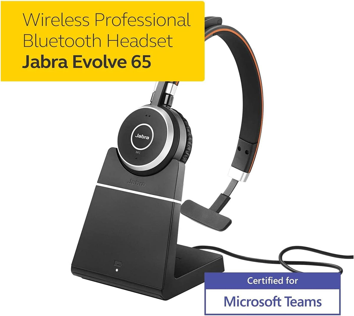 Mono Headset with Charging Stand H407