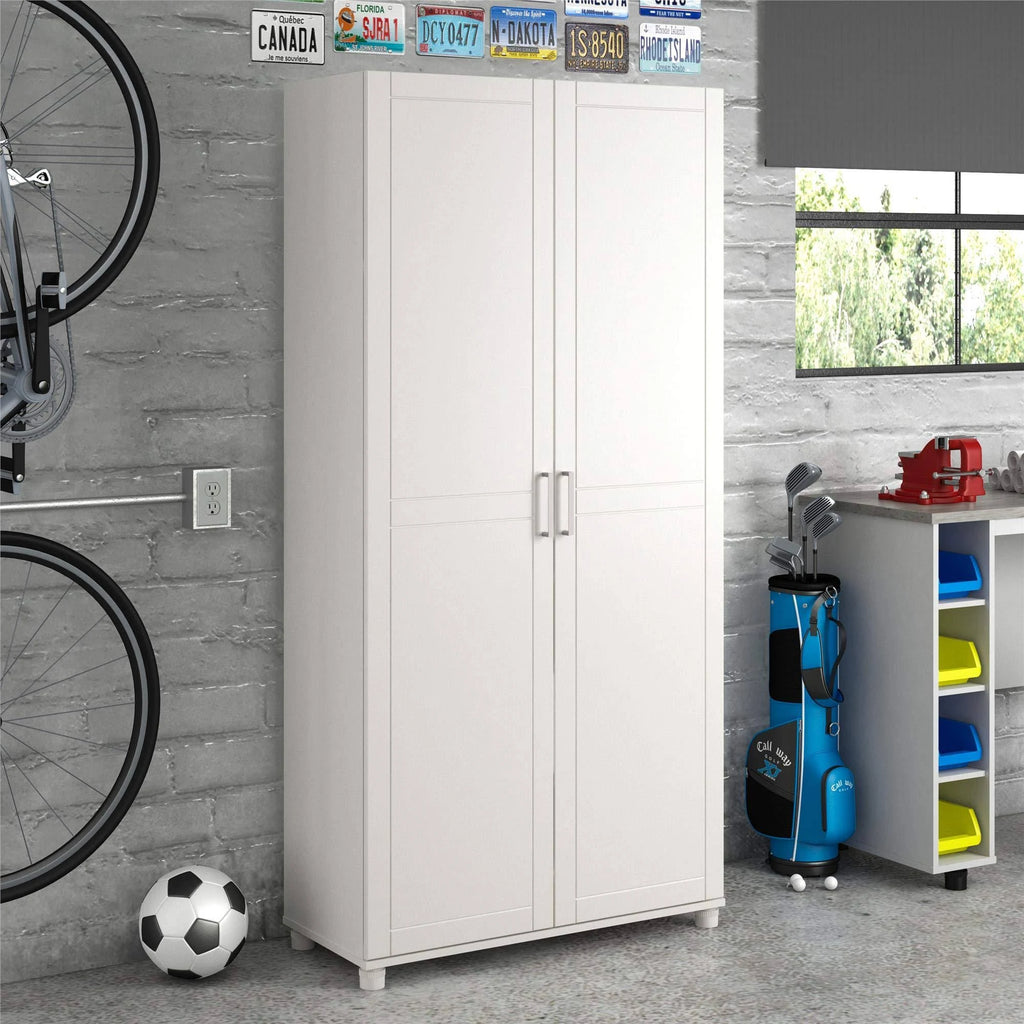 White Utility Storage Cabinet O2302