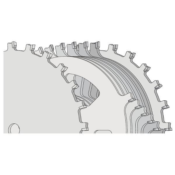 Precision Dado Set 6-Inch x 20 Teeth with 5/8-Inch Bore Y262