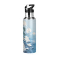 20 oz Insulated Stainless Steel Water Bottle with Straw Lid R271642