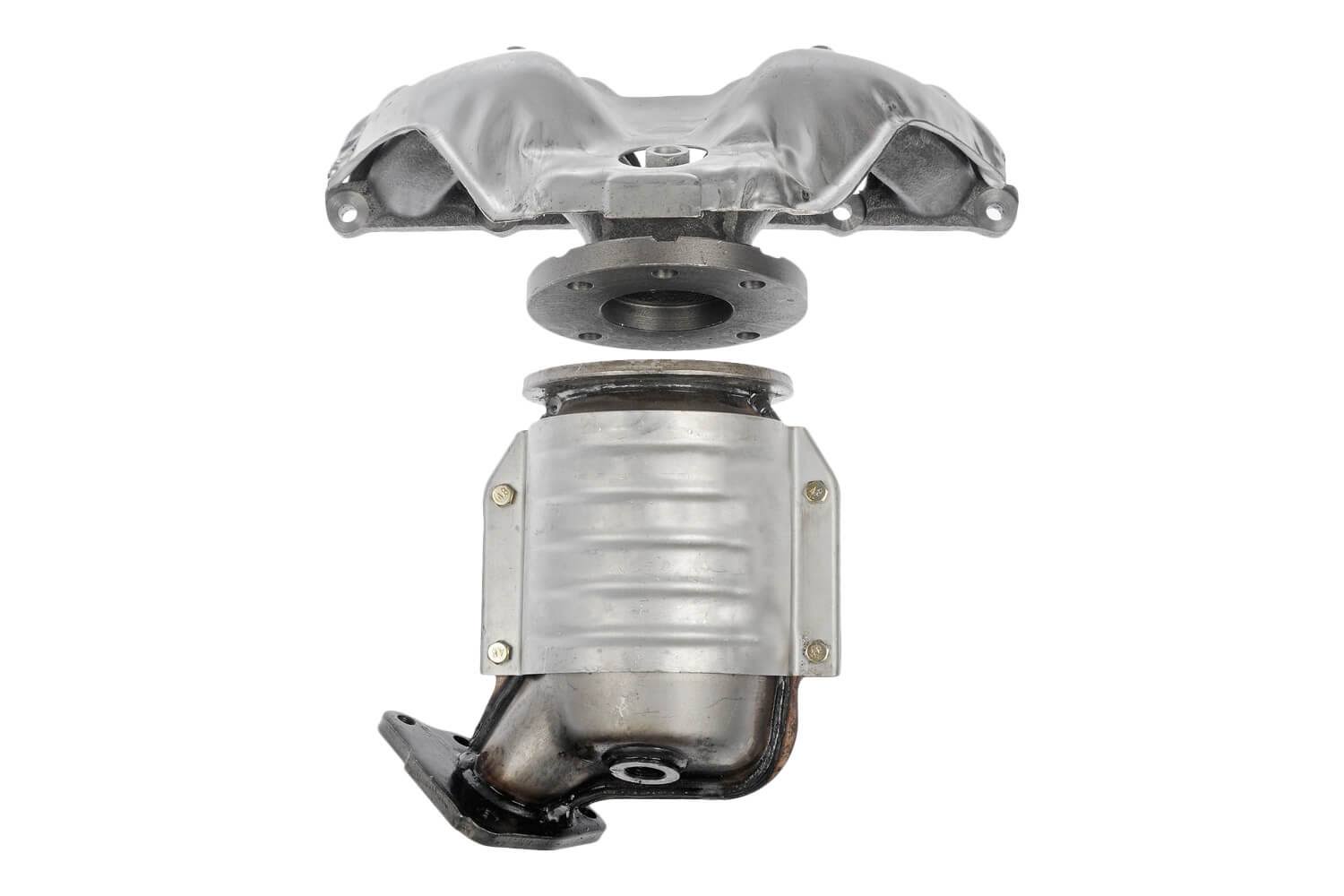Catalytic Converter with Integrated Exhaust Manifold J829