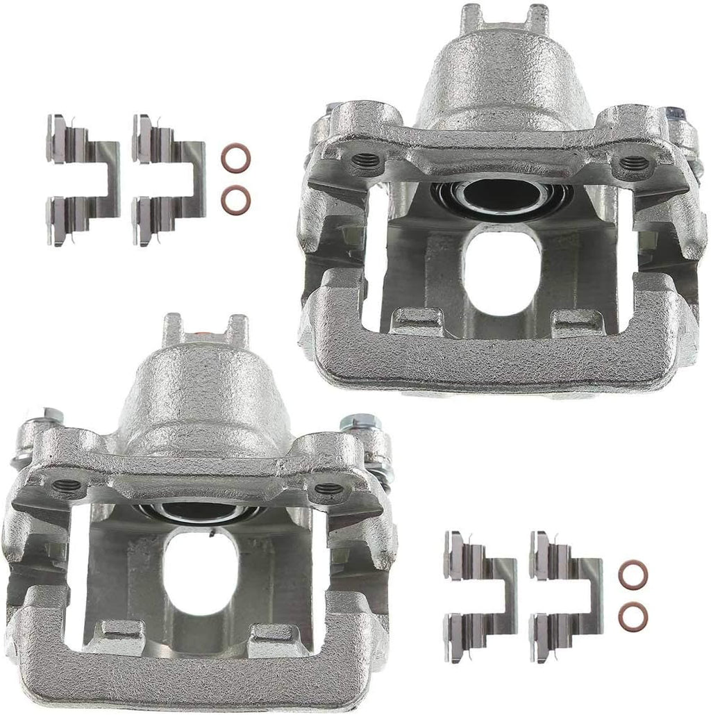 Disc Brake Caliper Assembly with Bracket Front Left Driver Side Pack of 2 A917685