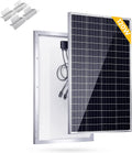 120 Watts Monocrystalline Solar Panel with Mounting Z Brackets U2401