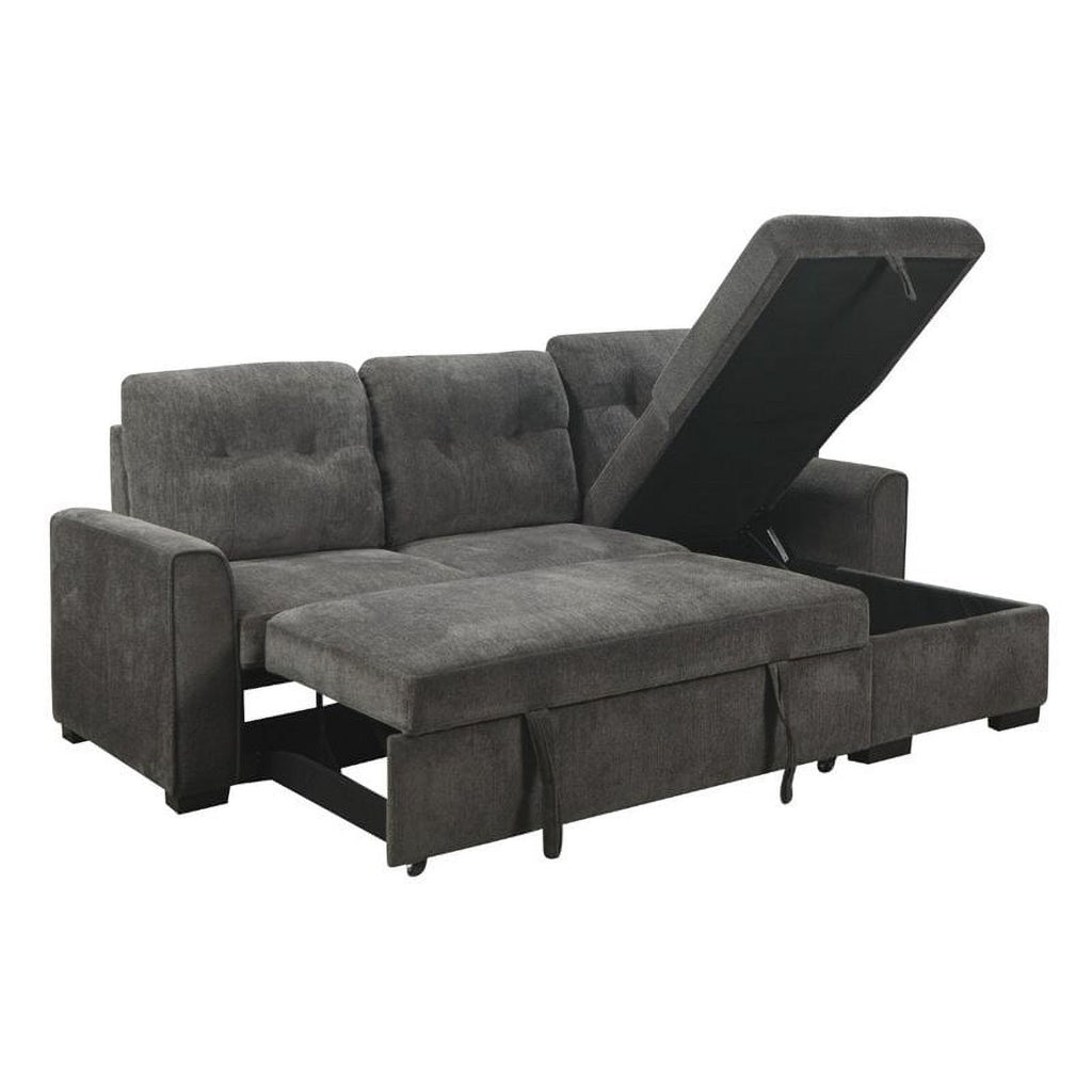 Dark Gray Reversible Sectional P75152