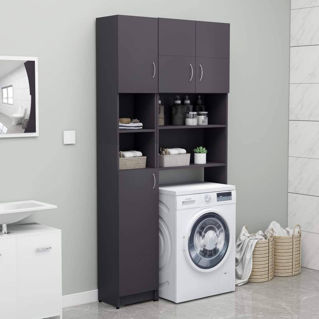 White Bathroom Cabinet Chipboard C2968