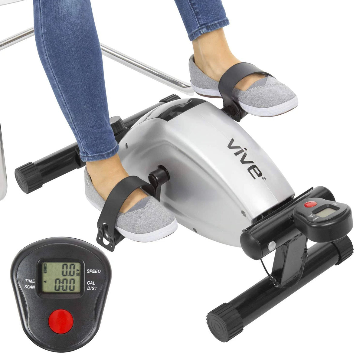 Magnetic Pedal Exerciser Under Desk Cycle N109311