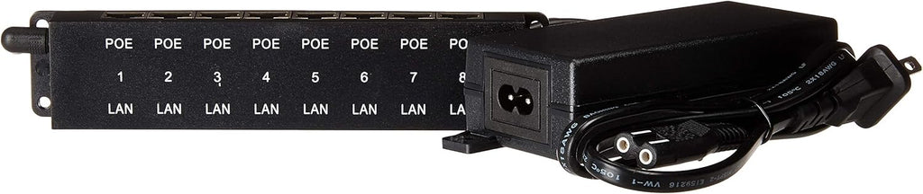 8 Port Passive PoE Injector with 48V 60W Power Supply H8774