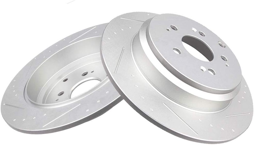 Slotted Brake Rotors Rear Rotors H61976