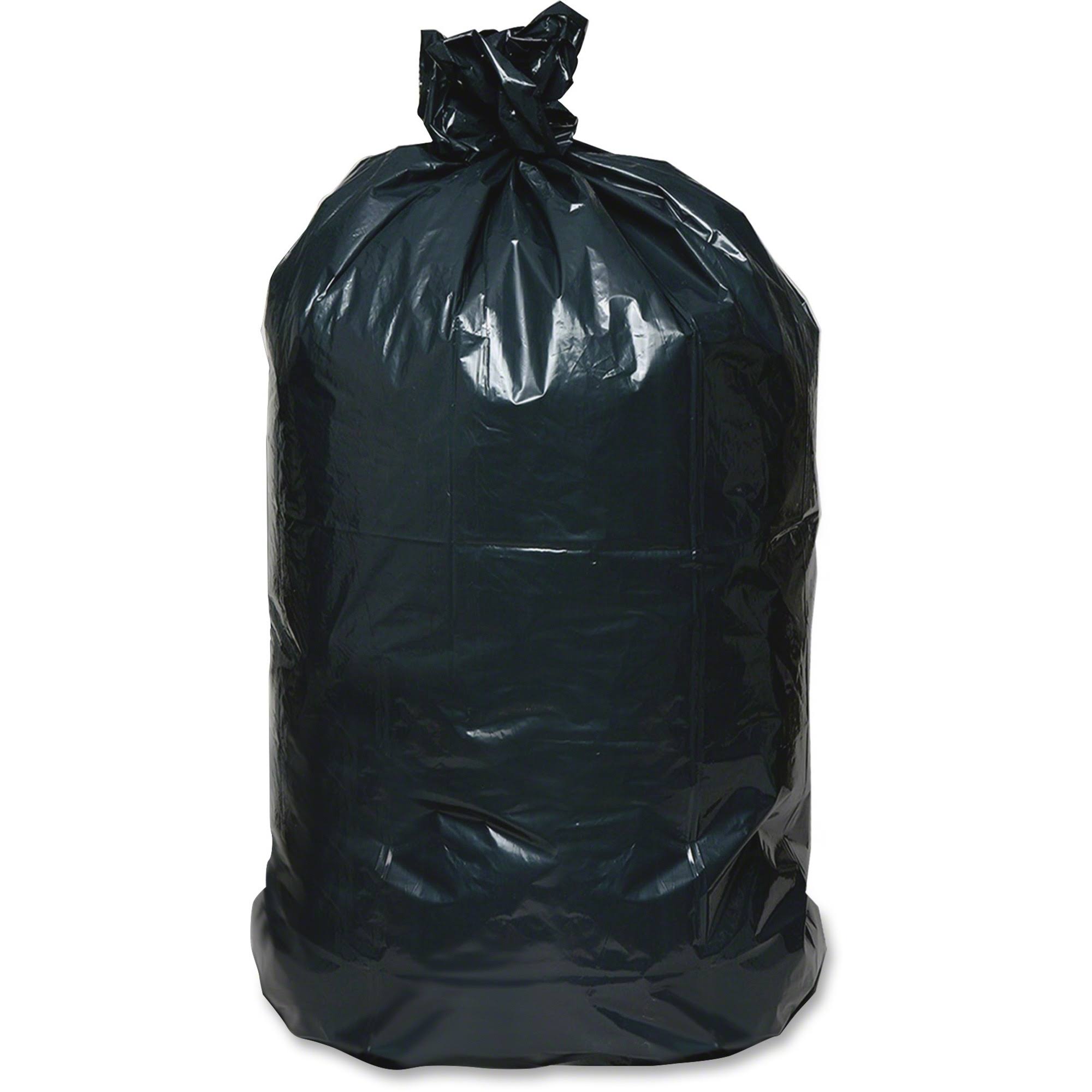 Black 55-60gal Recycled Can Liners, 100-carton V174