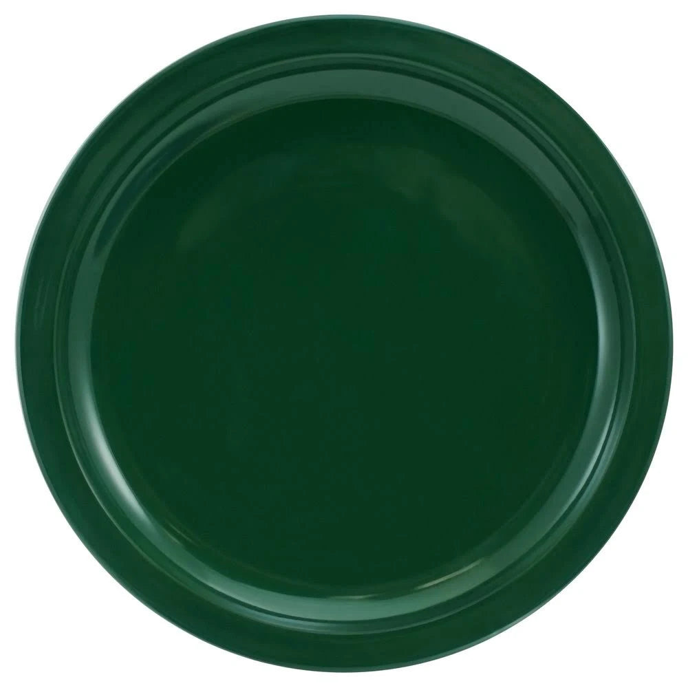 Green Stoneware Narrow Rim Plate - 36/Case K35156