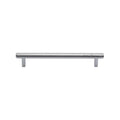 Polished Chrome Knurled Cabinet Bar Pull A8607