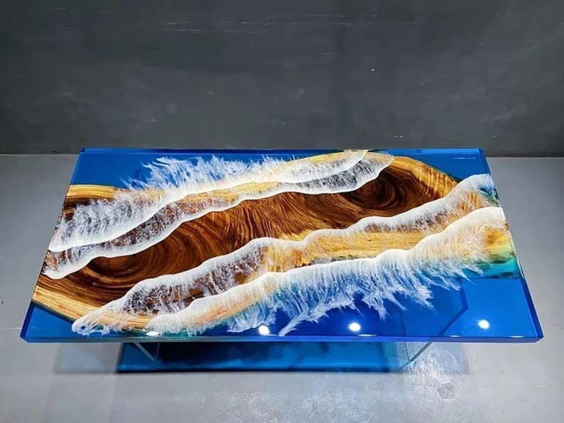 Large Epoxy Resin Dining Table (48 x 24 Inches) P841588