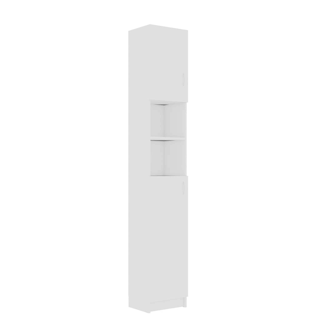 White Bathroom Cabinet Chipboard C2968
