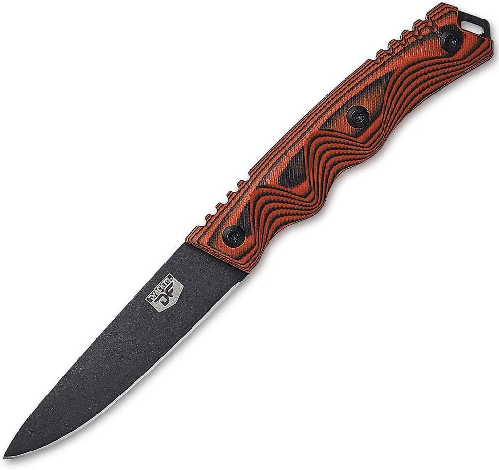 6-Inch Stainless Steel Full Tang Field Knife with Orange Handle X681615