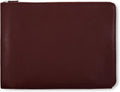 Cognac Zippered Document Holder with Interior Pocket R66961