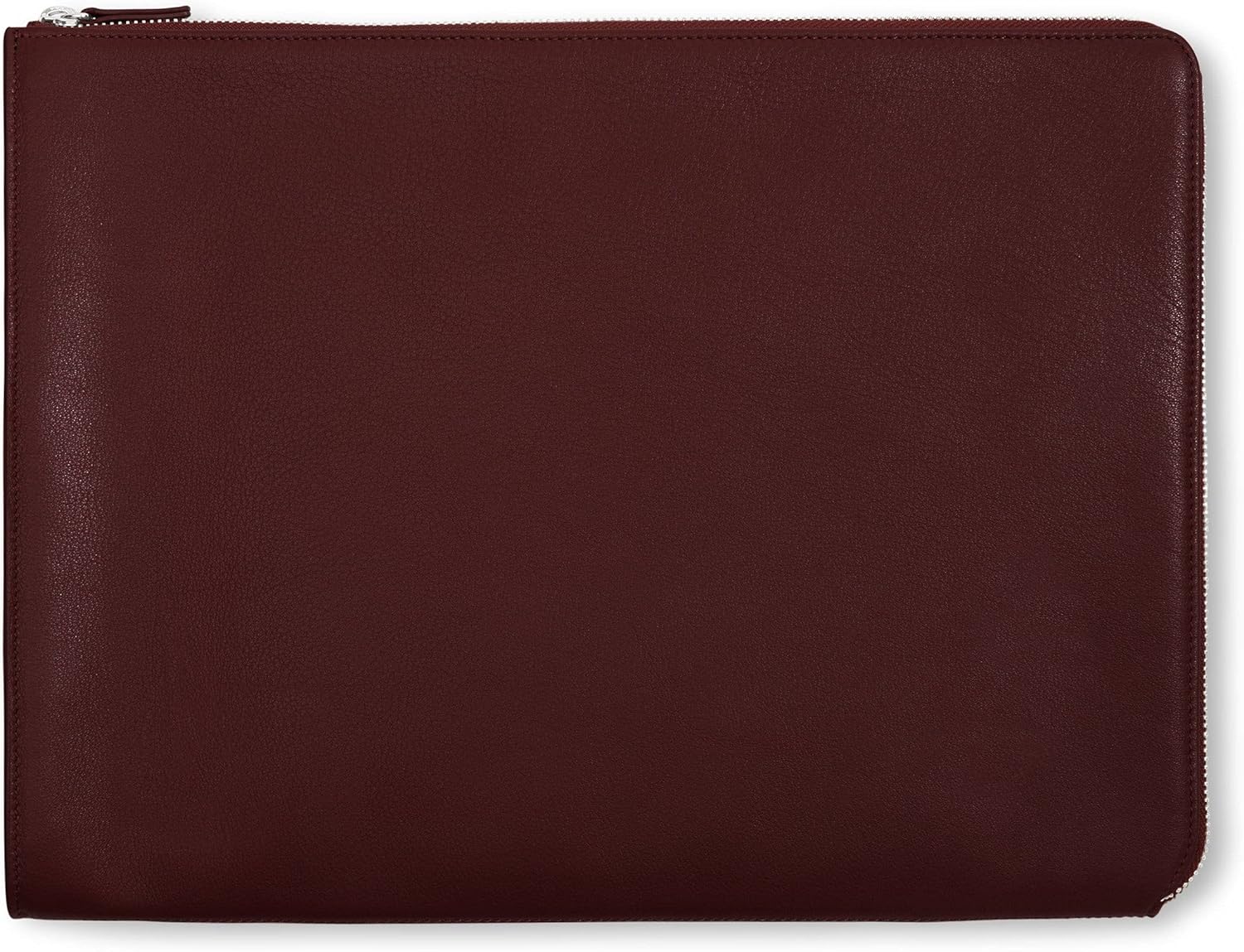 Cognac Zippered Document Holder with Interior Pocket R66961