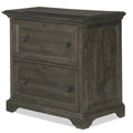 Weathered Peppercorn 2 Drawer Lateral File Cabinet F8291