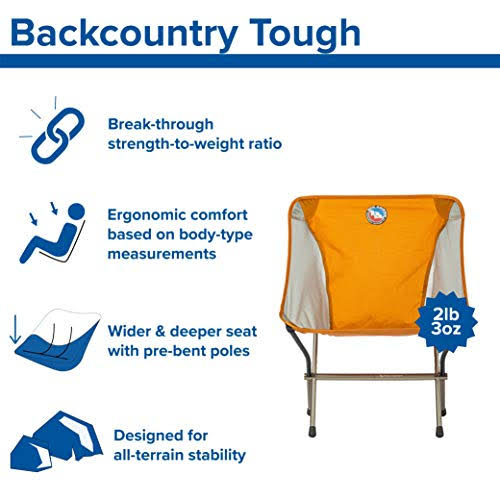 Orange/Gray Camp Chair W8065