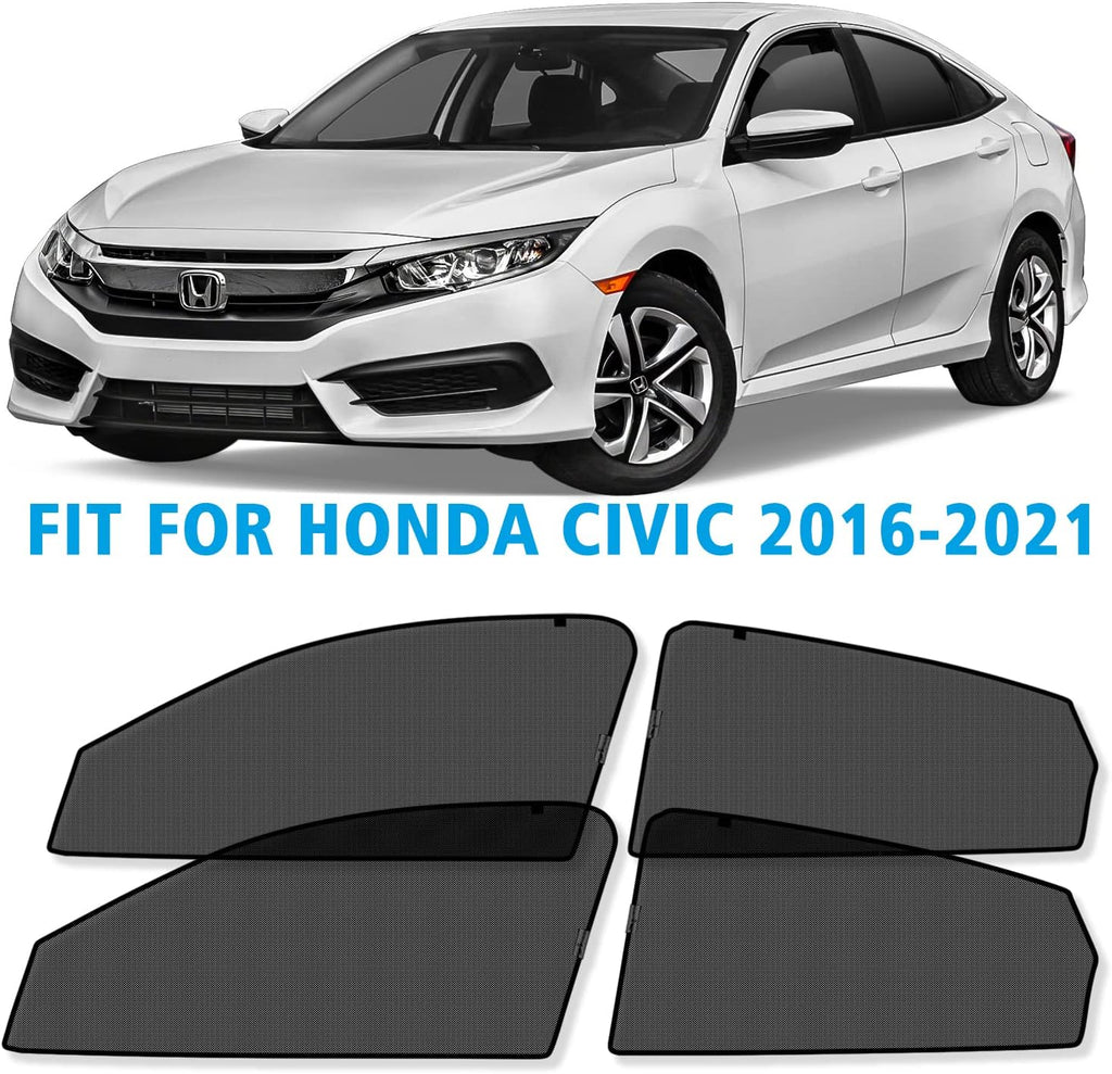 Magnetic Car Window Sunshade 4 Pc. Set V9973