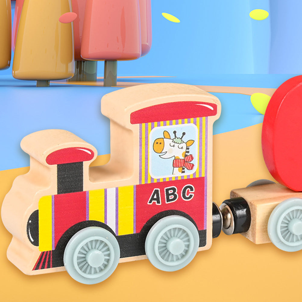 Wood Train Magnetic Toddler Toy Z605