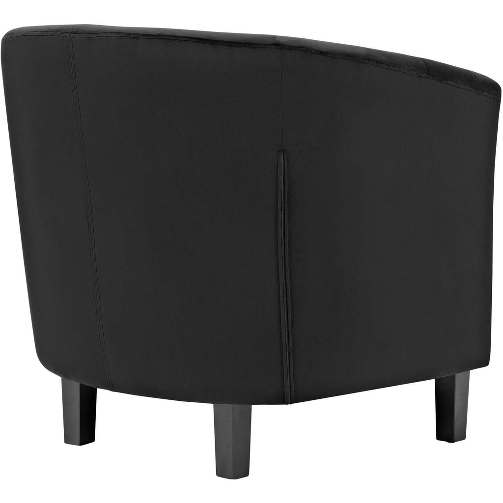 2 Piece Velvet Armchair Set - Gray O863