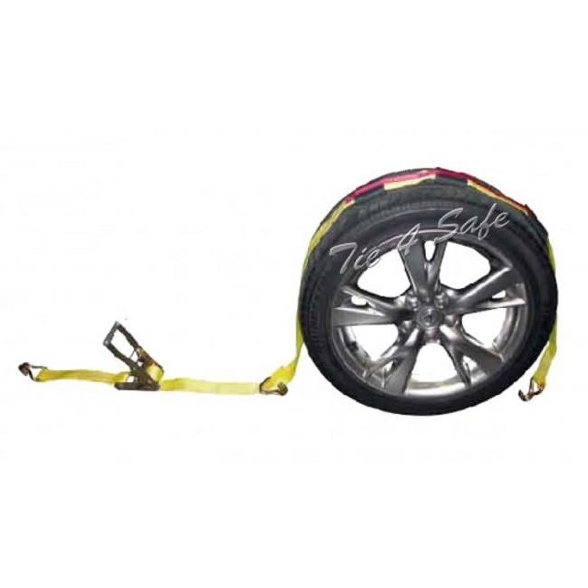 Yellow 10 Piece Car Tie Downs with J-Hooks L362