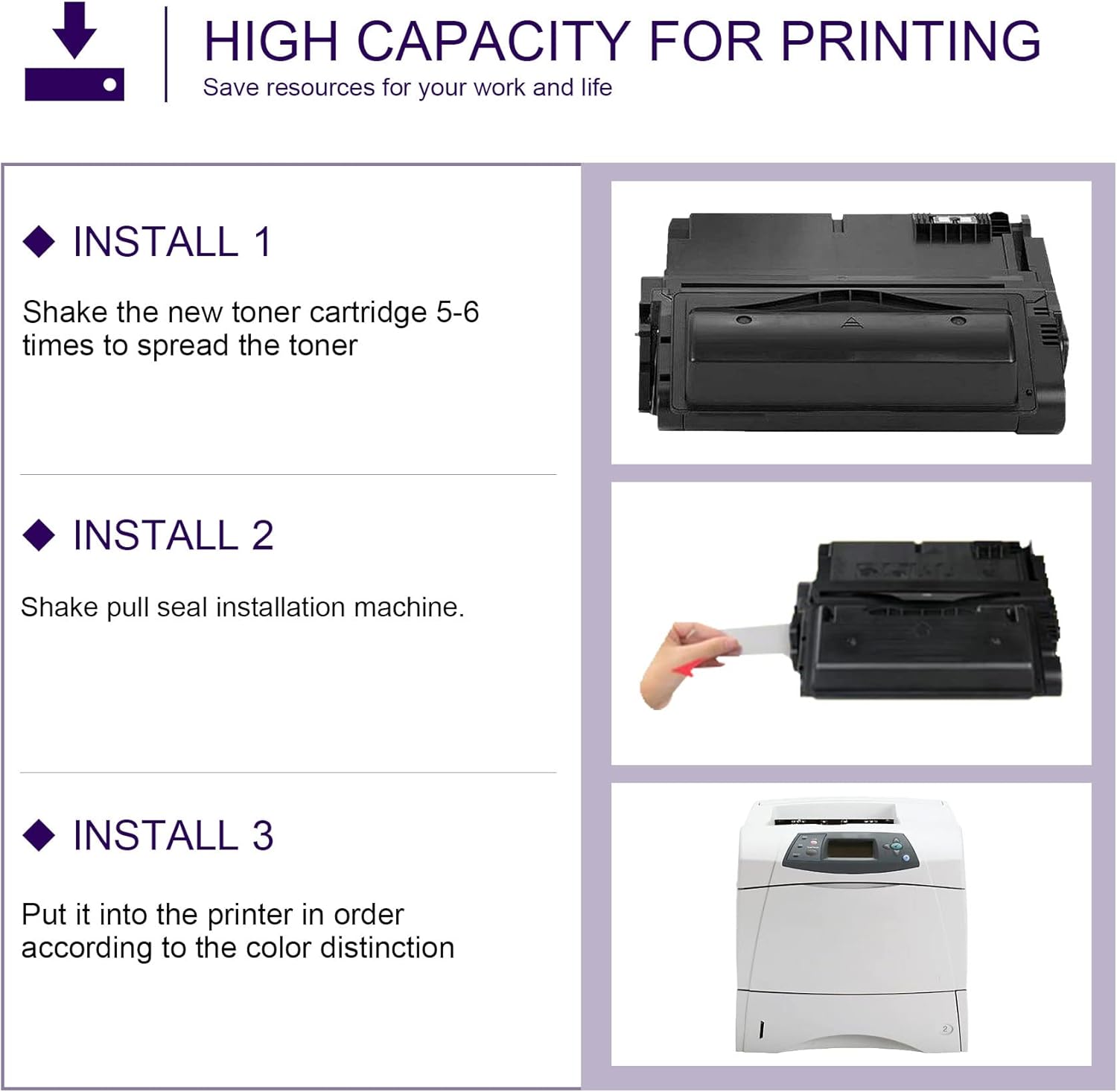 2 Pack Black Toner Cartridge Q6423