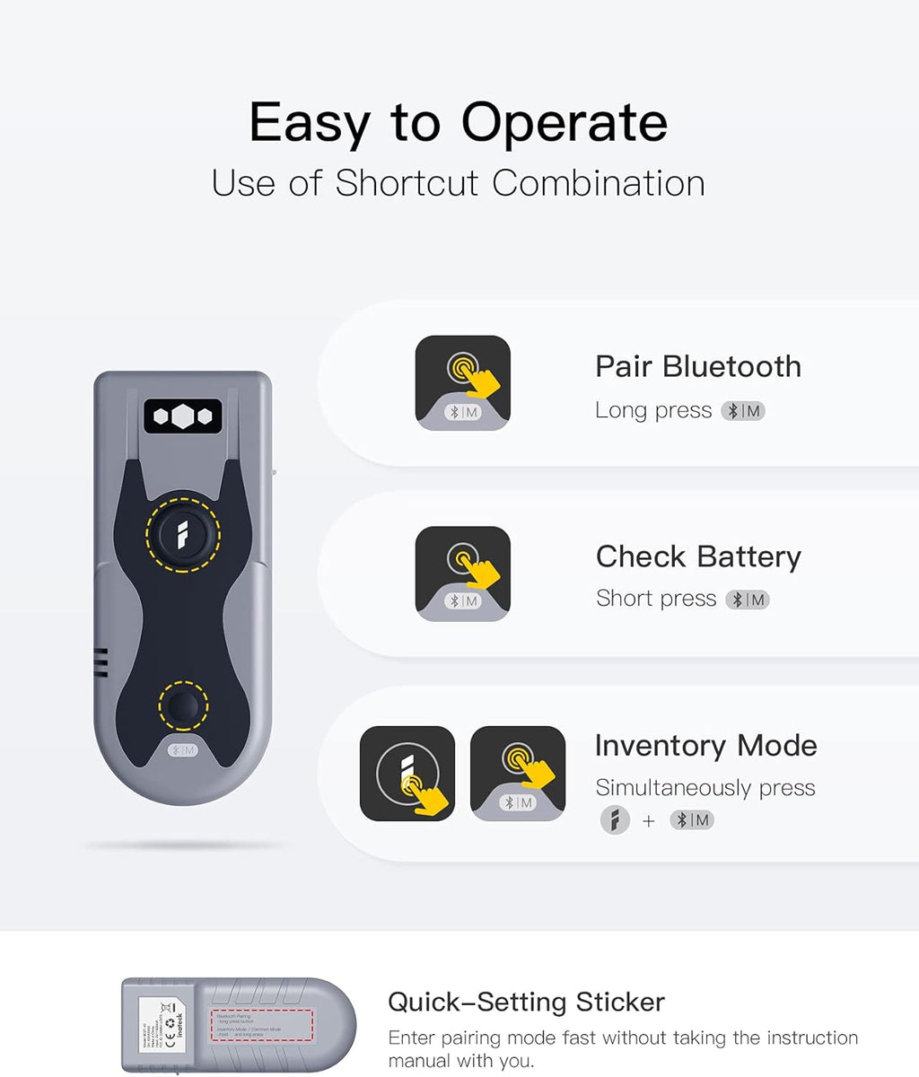 2D Bluetooth Scanner Y58777