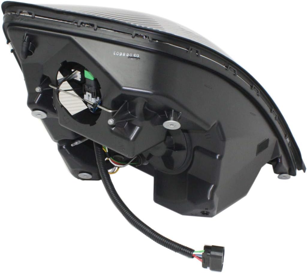 Head Light Driver Side With Bulbs Q832