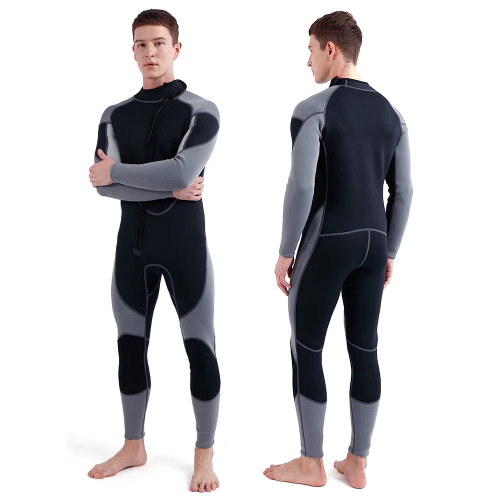 3mm Neoprene Front Zip Full Body Diving Suit H97421