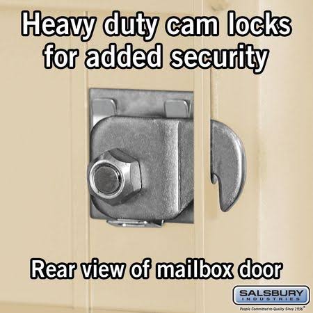 4C Horizontal Mailbox, Sandstone Q1012