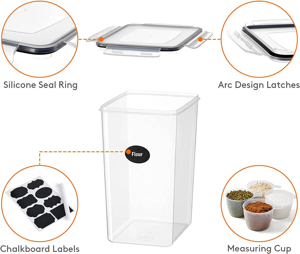 175oz 4PCS Airtight Food Storage Containers with Lids Y64309