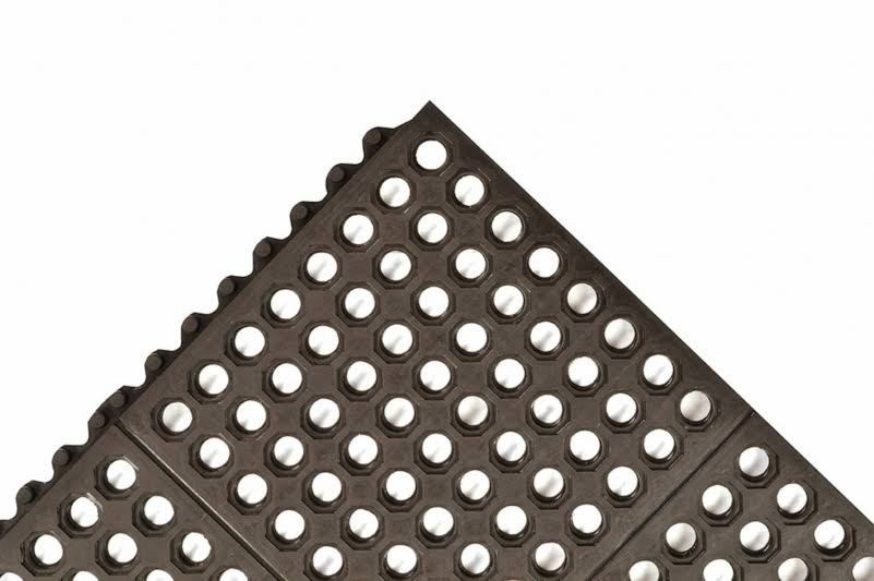 Black Interlocking Drainage Mat H217506