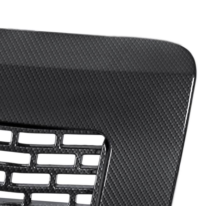 Gray ABS Carbon Fiber Look Front Hood Grille for Ford F150 X3485