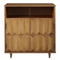 Caramel Solid Wood 2-Door Accent Cabinet R73379