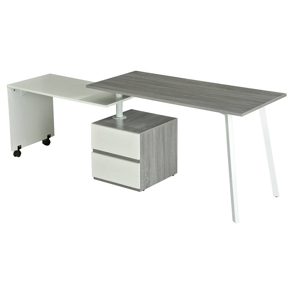 Gray Rotating Multi-Positional Desk N39819
