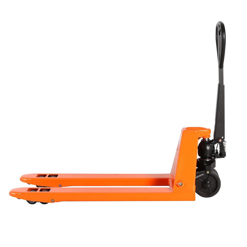 Pallet Jack 5500lbs Capacity 48”L×27”W with Brake System Q335852