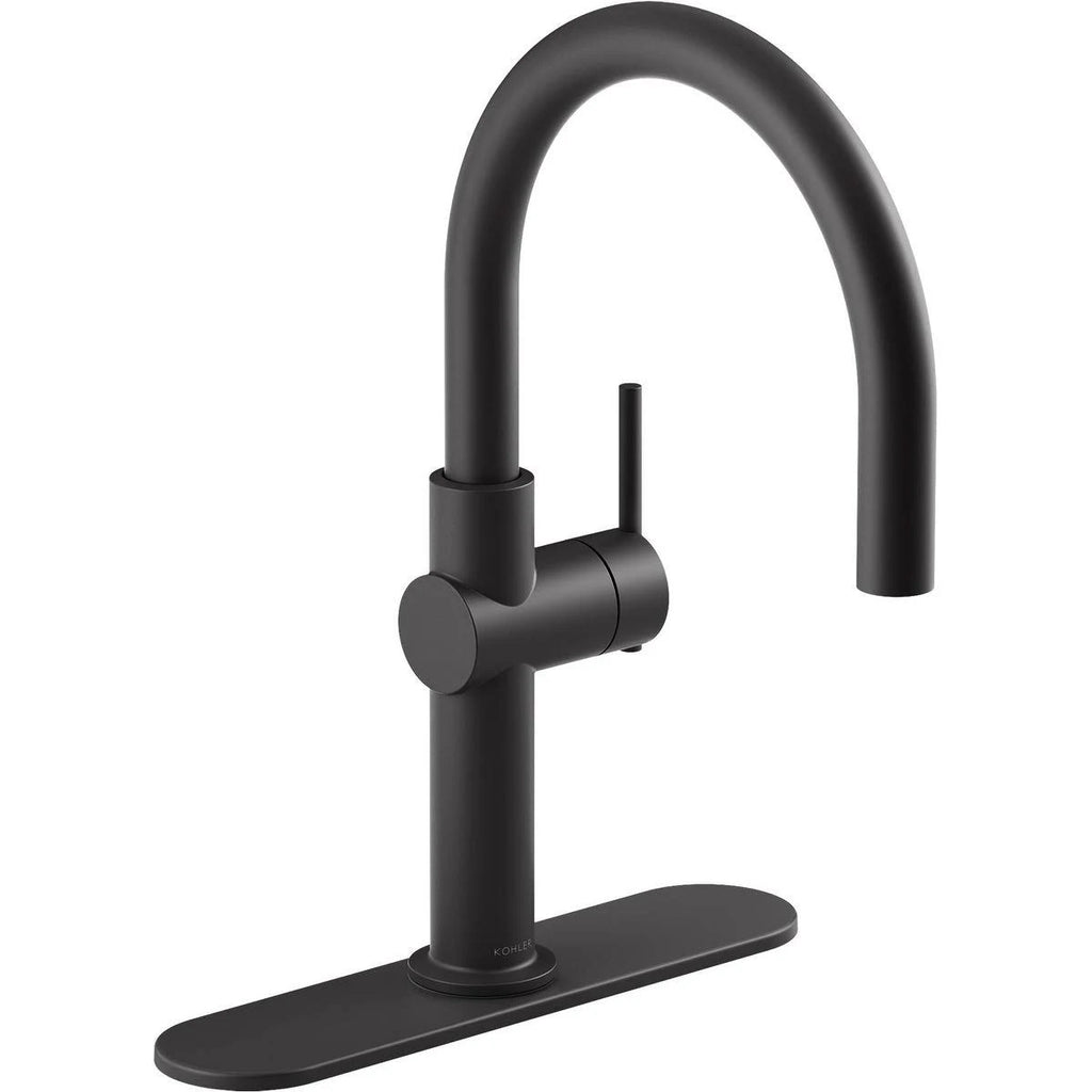 Matte Black Single-Handle Bar Sink Faucet F896