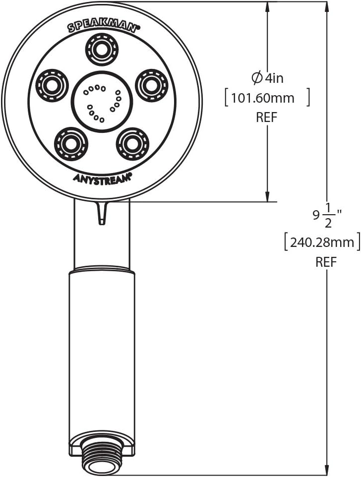 Polished Chrome Handheld Shower Head, 2.0 GPM, Pack of 2 K57521