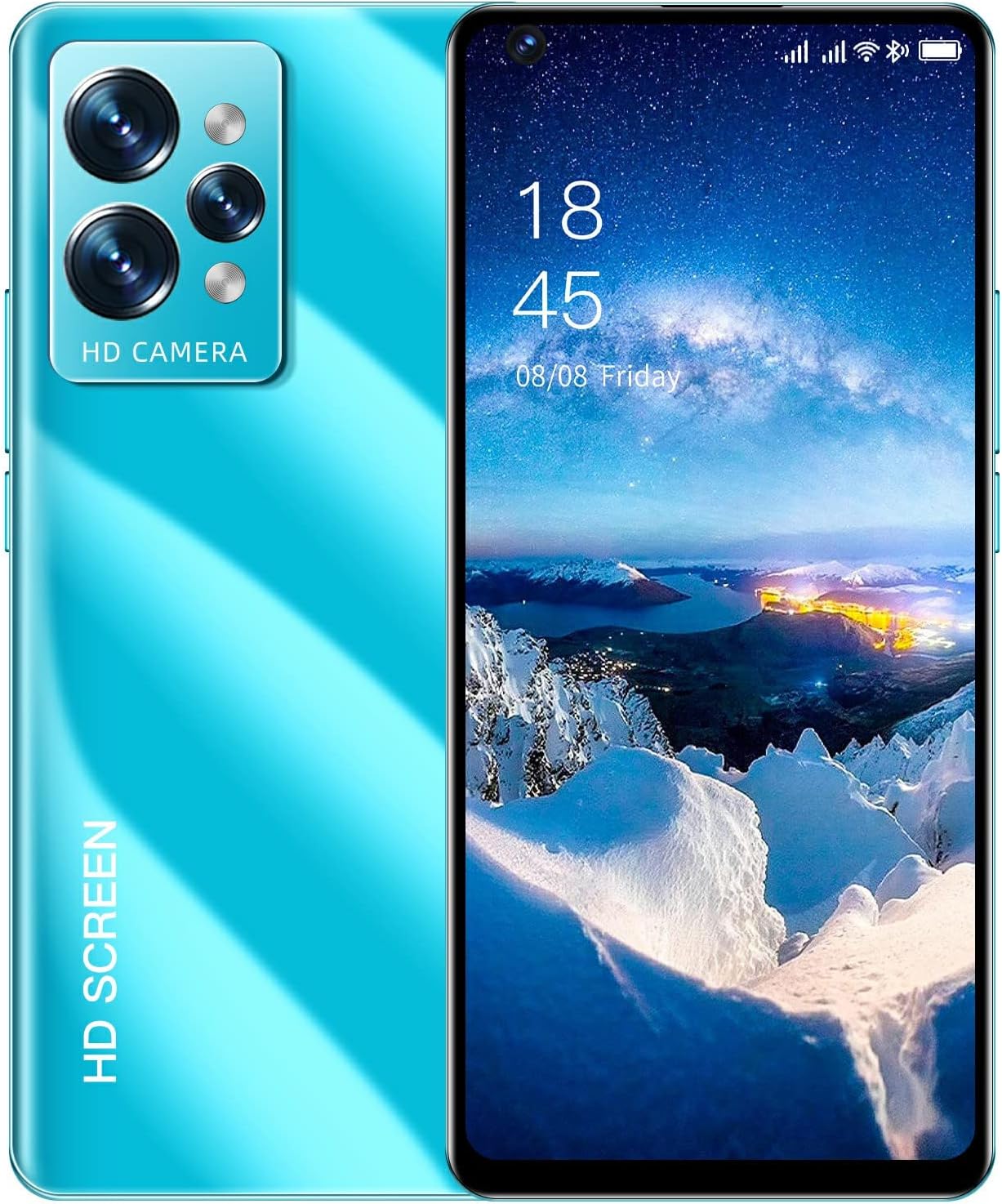 Unlocked Dual SIM Smartphone 2+16GB 6.82-inch Blue Pack of 2 V227