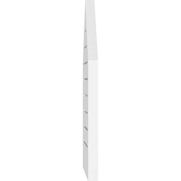 Peaked Top Surface Mount PVC Gable Vent X304329