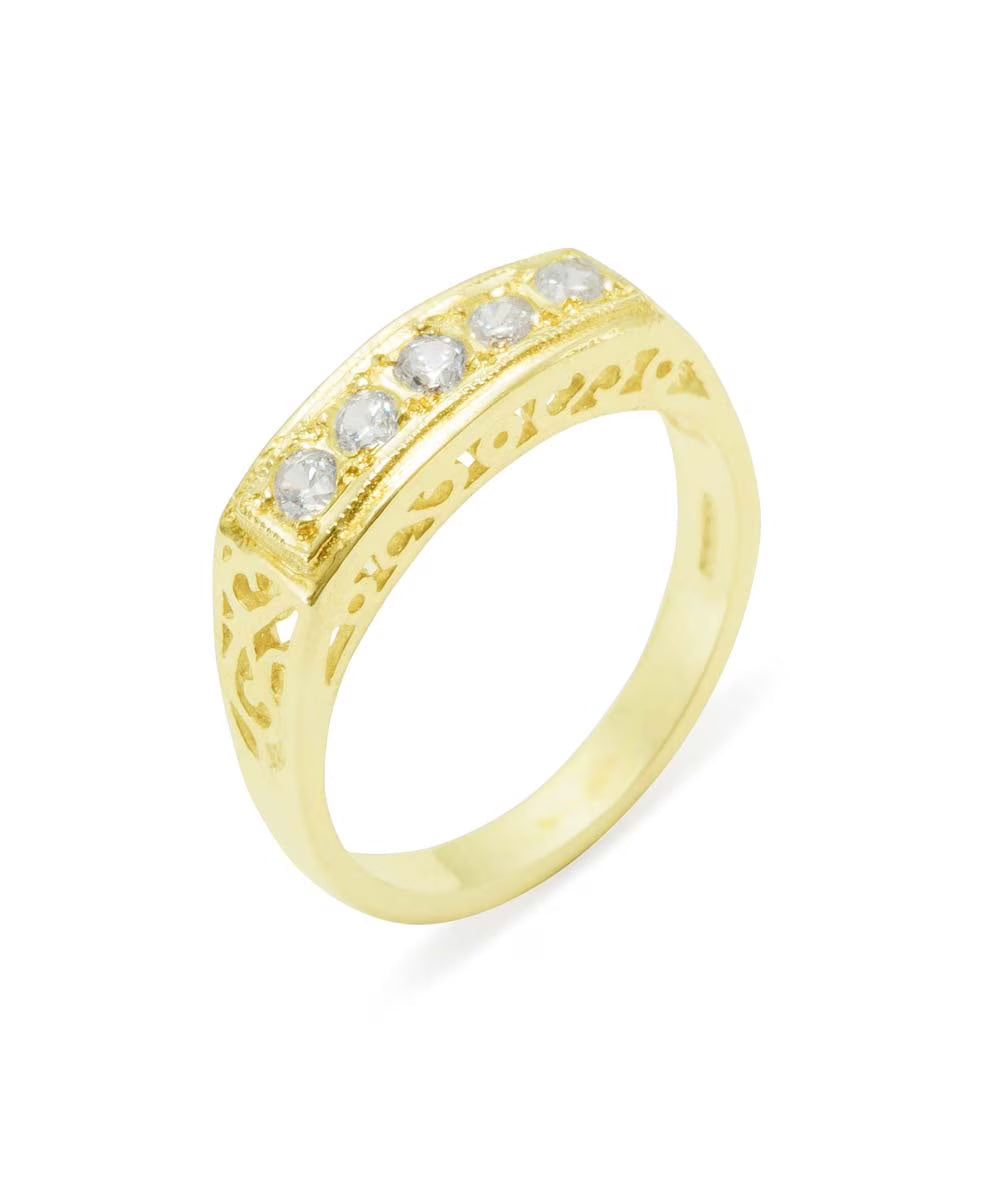 9k Yellow Gold Diamond Eternity Ring K417467