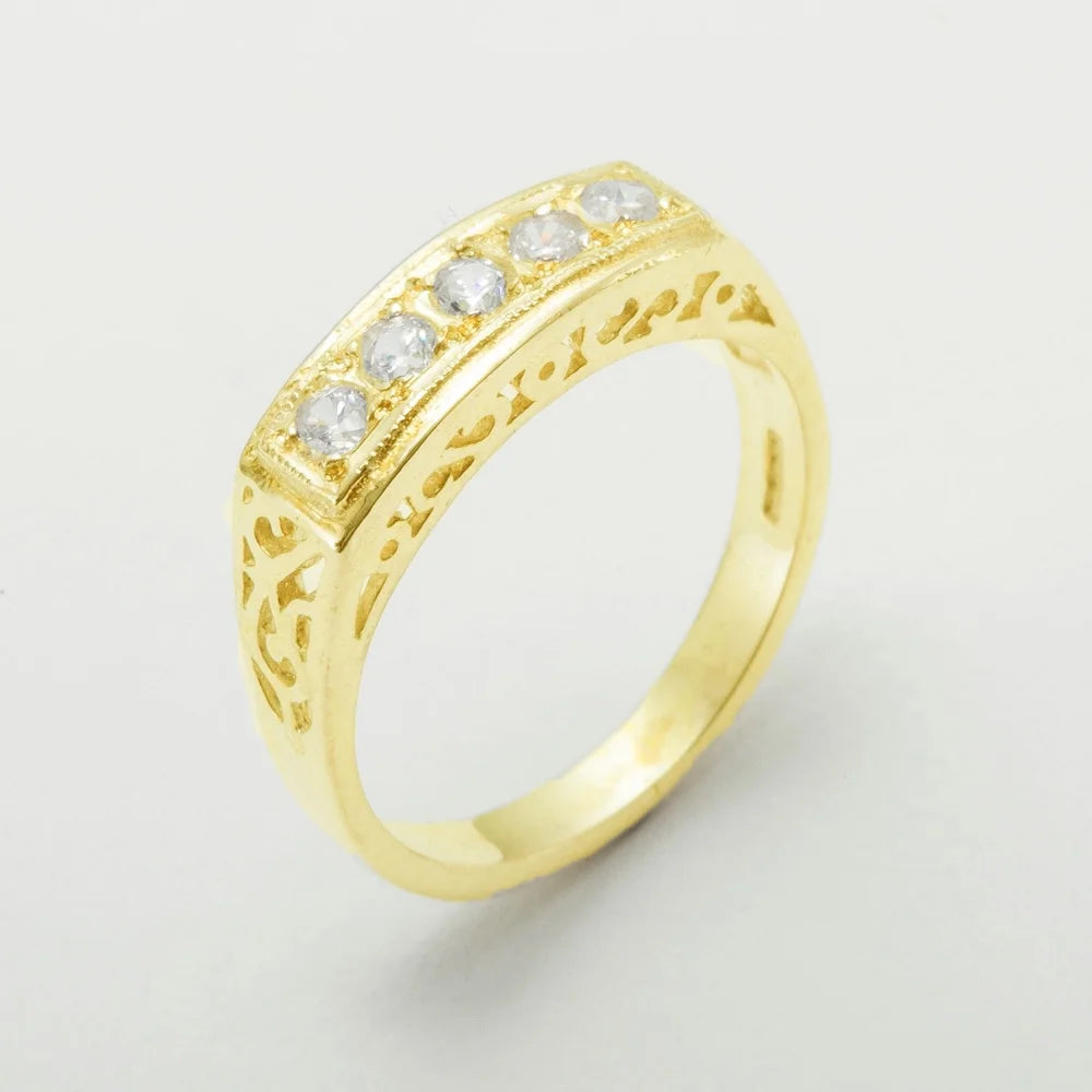 9k Yellow Gold Diamond Eternity Ring K417467